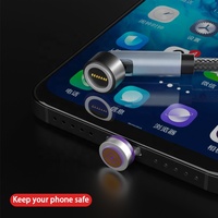 Câble de charge magnétique USB-C 3-en-1 personnalisé avec rotation à 540 degrés pour une charge rapide et un transfert de données compatible avec l'imprimante