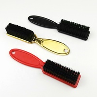 Brosse à cheveux de haute qualité pour massage du cuir chevelu, poignée ABS, poils en fibres naturelles, étanche, pour salon et usage domestique, vente directe d'usine 2021