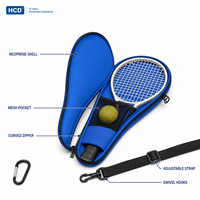 Étui imperméable pour raquettes de tennis avec poche filet pour raquettes de tennis et de tennis de table, sac de rangement pour raquettes Peki pour sports de plein air