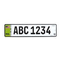 Plaque d'immatriculation RFID personnalisée, plaque d'immatriculation intelligente en aluminium UHF, plaque d'immatriculation 3D pour voiture, puce RFID pour le contrôle d'accès au stationnement