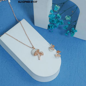 Beau design Meilleur ensemble de colliers et de boucles d'oreilles de haute qualité En gros prix de collection designer - Product Image 1