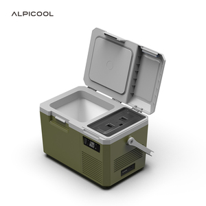 Réfrigérateur-congélateur de voiture MP8 <span class=keywords><strong>Alpicool</strong></span> à compresseur, mini réfrigérateur électrique portable, double usage voiture et maison, AC 100-240V DC 12V 24V, camping - Product Image 1