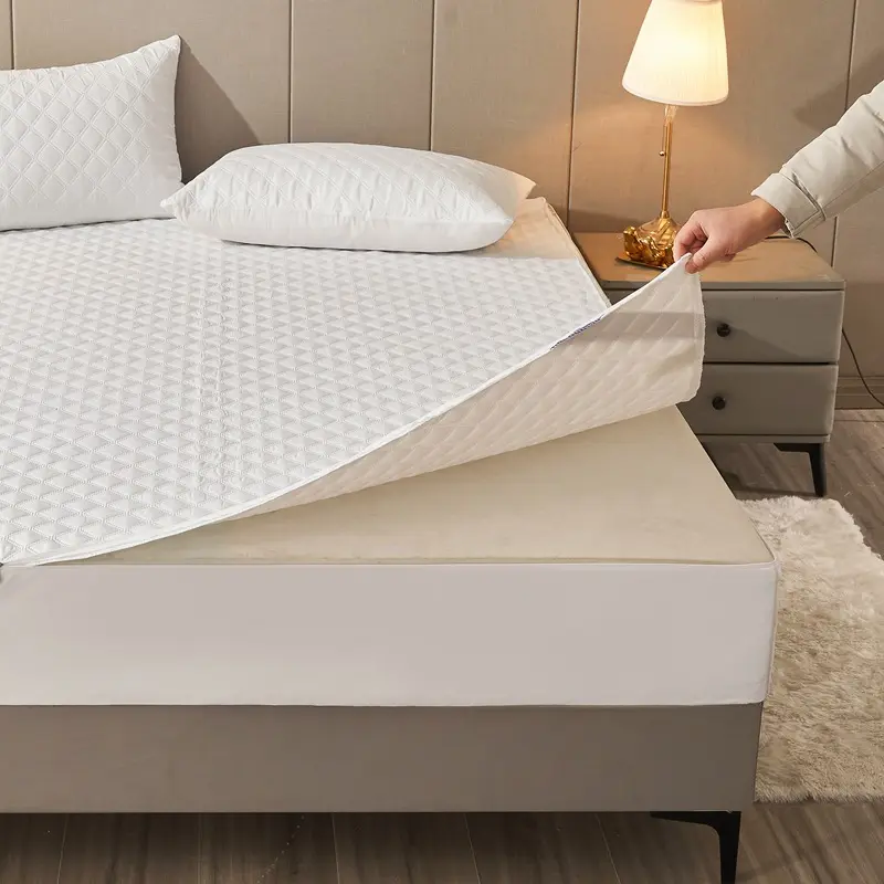 Versandfertiger Matratzen Reißverschlussbezug 100% wasserdicht Vollaufsatz Bettwanzen-Queen gesteppter Reißverschluss-Matratzenschutz