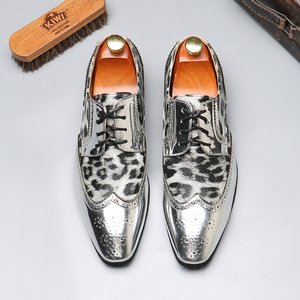 Zapatos Casuales de Negocios de Cuero de Alta Calidad para Hombre, Zapatos de Vestir Formales con Punta Tallada, Zapatos Oxford de Cuero para Hombre - Product Image 5