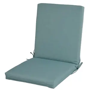 Coussins imperméables pour meubles d'extérieur coussin de siège de remplacement coussin de chaise de salon tissé 100% Polyester carré adultes solide