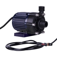 Melampaui pompa pendorong magnetis DC frekuensi variabel TDM Motor elektrik 12V 48V pompa sentrifugal untuk industri kimia