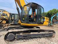 Excavatrice sur chenilles hydraulique d'occasion JCB JS220LC 22T de qualité supérieure pour travaux de terrassement et de carrière
