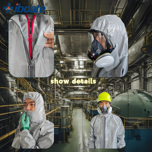 Combinaison de Protection chimique résistante d'alcali acide de combinaison de Protection hautement dangereuse d'Iboate - Product Image 3