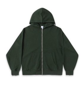 Sudadera con Capucha y Cremallera para Hombre, 380g, Estilo Terry, Marca de Moda, Sensación de Alta Gama, Otoño, Tejido Grueso, 85% Algodón Peinado - Product Image 2