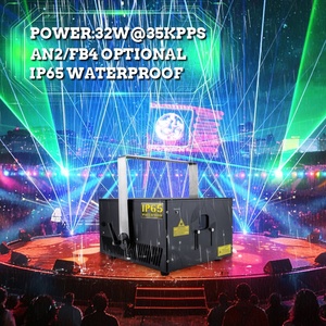 Proyector de Animación Láser para Exteriores <span class=keywords><strong>3D</strong></span>, 40W, para Iluminación de Escenarios, Festivales, Publicidad y Mapeo Láser - Product Image 1