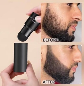 Bâton de remplissage de crayon de barbe imperméable avec brosse à poudre pour hommes <span class=keywords><strong>moustache</strong></span> cheveux délié longue teinture aspect naturel style - Product Image 3