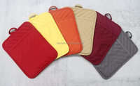 Mitaines de four résistantes à la chaleur, 100% coton, lot de 4 pièces résistant à la chaleur pour four, pour la cuisson, le Barbecue