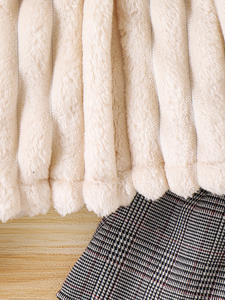 Pakaian Anak Perempuan Baru Musim Semi dan Gugur, Gaun Mantel Bulu Putih, Setelan Anak Perempuan 0-3 Tahun - Product Image 6