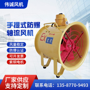 พัดลมระบายอากาศแบบแกน Weicheng BSFT-500 แบบพกพา 380V ป้องกันการระเบิด สำหรับระบายควันในอุโมงค์ สำหรับอุตสาหกรรมก่อสร้าง - Product Image 6