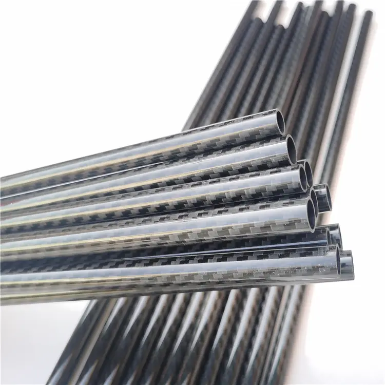 Carbon Composite High Modulus Carbon Fiber Tubing 3K Carbon Fiber Round Pipes