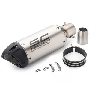 Huanglong 600/300 <span class=keywords><strong>Scorpio</strong></span> xe máy ống xả Thùng mới sửa đổi xe thể thao âm thanh phổ quát thép không gỉ roarin - Product Image 4