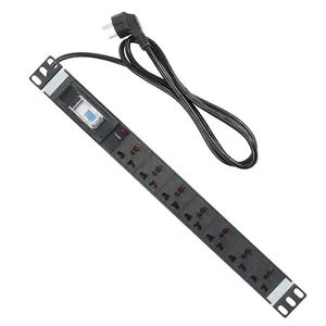 Tùy chỉnh univerdsal điện PDU ổ cắm với máy cắt không khí cho trung tâm dữ liệu