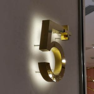 Placa de nombre, etiqueta de puerta, placa de señalización de logotipo, letras 3D acrílicas personalizadas, números de habitación de Hotel, señal de construcción para negocios - Product Image 3