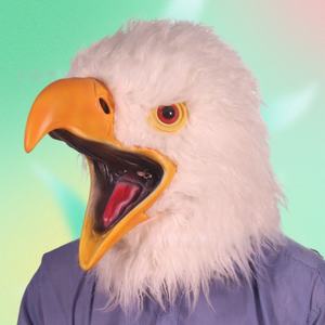 Para <span class=keywords><strong>Amazon</strong></span> Independent Station's Hot <span class=keywords><strong>Halloween</strong></span> Funny Animal Latex Auriculares Eagle Design para fiestas - Product Image 1