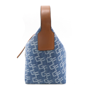 Sac à bandoulière en jean OEM pour femme, sac à main décontracté avec fermeture éclair, grande capacité, sac de tous les jours, marque privée - Product Image 5