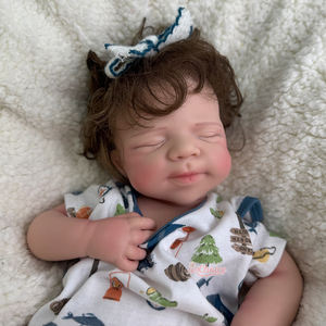 Muñeca Reborn Realista Pascale de 47 cm de Silicona Suave <span class=keywords><strong>con</strong></span> Pelo Microenraizado, Compañera Perfecta para el Bienestar Emocional - Product Image 5