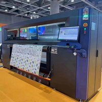 Máquina de impresión por sublimación de gran formato ancho de 6 pies, 15 cabezales, tinta CMYK, poliéster, 16 cabezales, fábrica de máquinas impresoras por sublimación