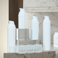 Emballage en plastique pour sérum cosmétique 30 ml 50 ml 75 ml 100 ml, conteneur de crème sous vide, bouchon à vis hermétique, pompe sans air, vaporisateur de lotion