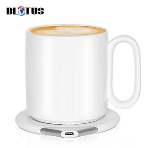 AIHPO8 sıcaklık kontrolü akıllı kupa iş moda 10 oz siyah yaşam termo isıtıcı kablosuz ısıtmalı kahve fincanı - Product Image 2