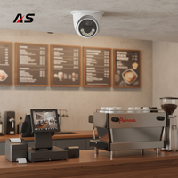 Cámara de Seguridad CCTV Inteligente Profesional OEM de 4MP 5MP POE con Carcasa Metálica, Sensor CMOS con Detección de Movimiento y Visión Nocturna en Color