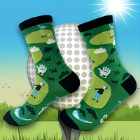 Chaussettes d'équipage créatives drôles à la mode pour femmes et hommes automne antibactérien Polyester dessin animé conception basket-ball Football chaussettes de sport
