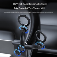 Support de téléphone magnétique universel pour voiture avec fixation clip-on pour écran de navigation