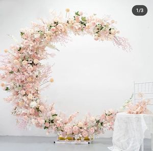 Adornos Florales Artificiales LANJO 3D en Forma de Luna, Color Personalizado, Hechos a Mano, para Arreglos Florales y Soportes de Flores - Product Image 3