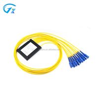 Connecteur SC UPC/APC personnalisé, 1x8 1x16, boîte LGX, Type d'insertion de carte de Cassette, séparateur de fibre plc, diviseur de fibre optique
