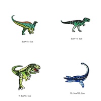 Offre Spéciale : Écussons Brodés 3D Thermocollants Dinosaures pour Manteaux et Chapeaux - Tissu Non-Tissé