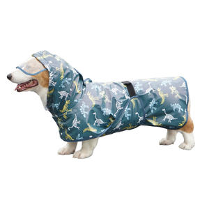 Impermeable con Capucha para Perros Corgi de Tamaño Mediano, Diseño de <span class=keywords><strong>Esqueleto</strong></span>, Estilo Moderno, para Todas las Estaciones, Disponible en Stock - Product Image 5