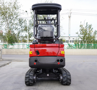 Mini-excavatrice sur chenilles hydraulique Rhinoceros XN20 de 2 tonnes certifiée EPA avec godet de 0,05 m³ pour démolition en intérieur