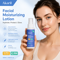 Loción Facial Hidratante PM 120ml con Ceramida, Niacinamida y Ácido Hialurónico, Libre de Aceites, Hidratación Profunda, Reparación de la Barrera Cutánea, Loción de Noche