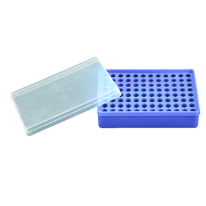 Boîte à cryovials 96 puits, conteneur de congélation en plastique avec matériau PP, support pour tubes cryogéniques, fournitures de laboratoire - Product Image 6