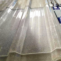 Plaques de polycarbonate solides ondulées imperméables de 1 mm pour serre