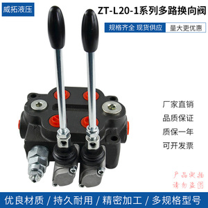 Válvula Hidráulica Integrada Multivía Weituo Hydraulics Serie ZT L20, Tipo de Conmutación de Doble Acción y Dirección Reversible - Product Image 5