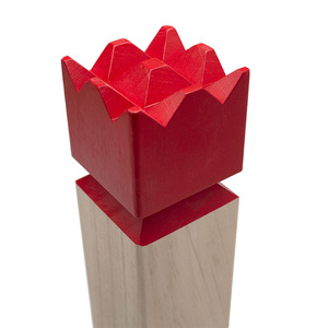 Kubb Yard Set di giochi scacchi vichinghi gioco da combattimento all'aperto gioco da cortile in legno Set di giochi da giardino per adolescenti famiglia di adulti - Product Image 6