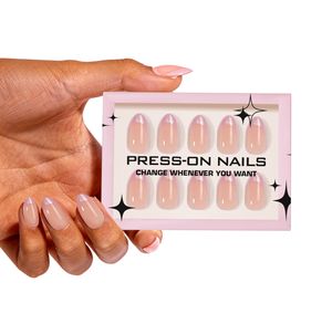 <span class=keywords><strong>Uñas</strong></span> <span class=keywords><strong>Postizas</strong></span> Acrílicas de Estilo Francés, Color Rosa Nude Brillante, Elegantes, Cortas, Almendradas, <span class=keywords><strong>Bonitas</strong></span>, 30 Piezas - Product Image 4