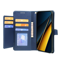 Étui portefeuille en cuir PU à rabat pour Xiaomi 14T Pro 14T Civi 5 4 Pro 14 Pro 13 Ultra 12 avec porte-cartes magnétique et béquille