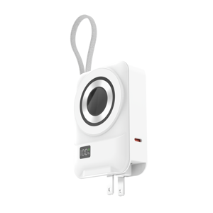 Articolo di Tendenza 2026: Power Bank Semi-solido 3 in 1 da 22.5W PD 10000mAh con Caricatore da Muro - Product Image 1