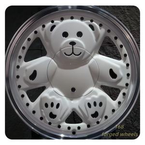 168 Jantes Teddy Bear personnalisées 4x100 5x100 4x114.3 5x114.3 légères de haute qualité forgées 15-24 pouces pour voitures particulières - Product Image 1