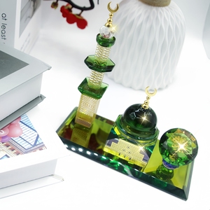 Decoraciones de Cristal Creativas al por Mayor, Adornos Elegantes para la Iglesia Musulmana, Faro Decorativo, Artículos Decorativos para Ramadán - Product Image 6