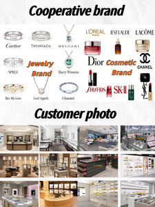 Vetrina Espositiva per <span class=keywords><strong>Gioielli</strong></span> <span class=keywords><strong>di</strong></span> Lusso Premium Moderna con Illuminazione LED, in Vetro Temperato Ecologico e Resistente, per <span class=keywords><strong>Gioielli</strong></span> in Diamanti e Oro - Product Image 5