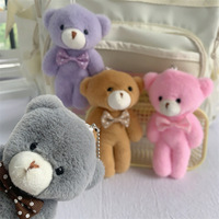Peluches douces et miniatures, ours en peluche mignons, porte-clés en peluche, peluches, ours en peluche pour la Saint-Valentin, vente en gros pour machine à griffes