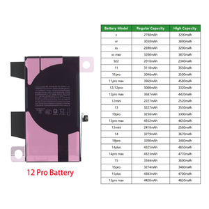 <span class=keywords><strong>Batería</strong></span> de Repuesto de Alta Calidad al por Mayor para <span class=keywords><strong>iPhone</strong></span> 12 Mini 4500 mAh, <span class=keywords><strong>Batería</strong></span> para <span class=keywords><strong>iPhone</strong></span> 12 Pro, <span class=keywords><strong>Batería</strong></span> para <span class=keywords><strong>iPhone</strong></span> 12 Pro <span class=keywords><strong>Max</strong></span> - Product Image 2