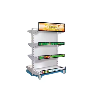 หน้าจอ LCD ขนาด37.6นิ้วสำหรับโฆษณาในอาคารบาร์ยืดพร้อมชั้นวางของป้ายดิจิทัลสำหรับซูเปอร์มาร์เก็ตโดย Rina TECH - Product Image 2